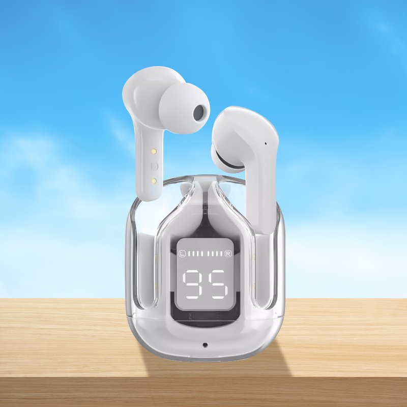 Crystal Air 31 TWS Earbuds ENC Auriculares Wireless Headset HD Stereo Sound Transparency Case TWS Earphones