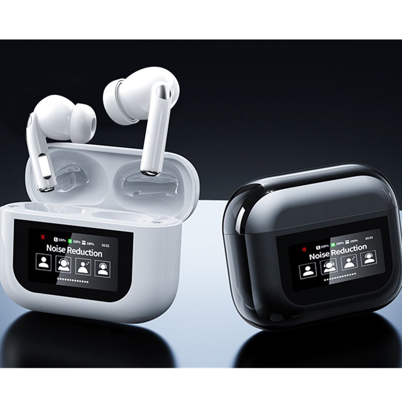 Lonvel YW07 Wireless Earphones LCD Touch Screen Headphones Gaming Headset with ENC ANC Microphone Waterproof fone de ouvido