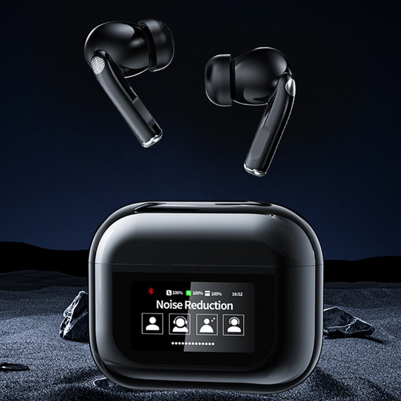 Lonvel YW07 Wireless Earphones LCD Touch Screen Headphones Gaming Headset with ENC ANC Microphone Waterproof fone de ouvido