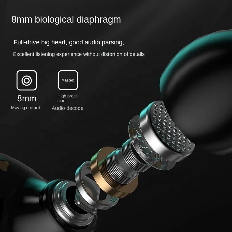 M25 TWS Earphone Waterproof Headphones Gaming Wireless Earphones Headsets in Ear Portable Charging Box with Digital Display