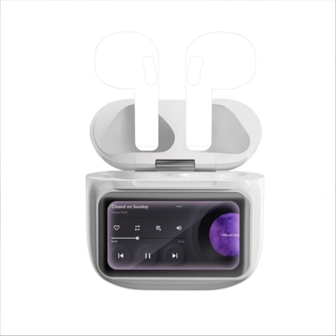 2024 new W12 LCD Touch Screen display blutooth earphone Tws Earbuds waterproof wireless Earphone Headphone with color screens