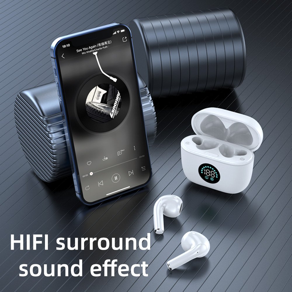 2024 waterproof mini sound Wireless earphone Headset SX-25 BT5.3 TWS micro TYPE C headphones with Digital Display charging case