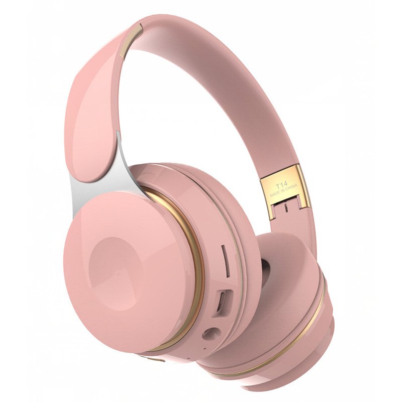 2024 new arrival Hot Selling Outdoor Sports Headset Wireless Noise Cancelling T14 Foldable Gaming Earphone Headphones