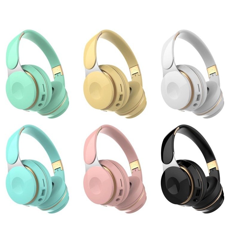 2024 new arrival Hot Selling Outdoor Sports Headset Wireless Noise Cancelling T14 Foldable Gaming Earphone Headphones