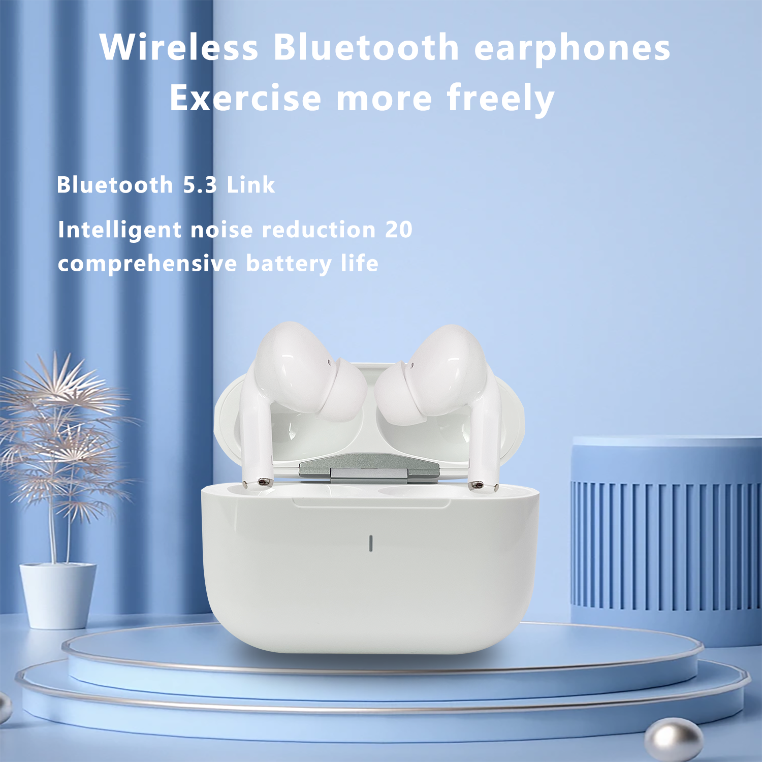 NEW HIFI Stereo True Wireless TWS Noise Cancelling Earbuds Headphones Waterproof Sports Headphones Gaming In-Ear Headphones