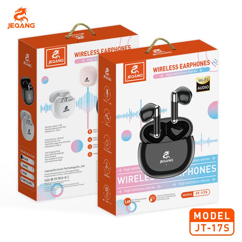 HiFi Sound Quality Wireless Bluetooth TWS Earphones with Noise Cancelling Feature