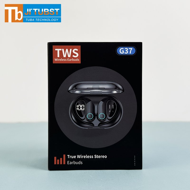 HiFi Stereo Music Wireless Headphones Noise Cancelling ear-hook HiFi Stereo sport earbuds G37 TWS