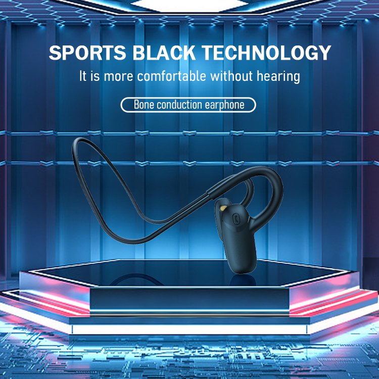 Bh12 Bone Conduction Headset Headset Wireless Headphone Bh12 Earphone Led Display Earphone With Microphone Headphone B12 2023