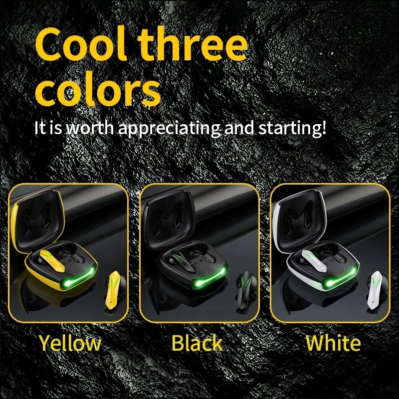 In stock R05 in ear Gamer BT Earphones Earbuds TWS Wireless Colorful Low Delay Sports headsets and headphones With High Battery