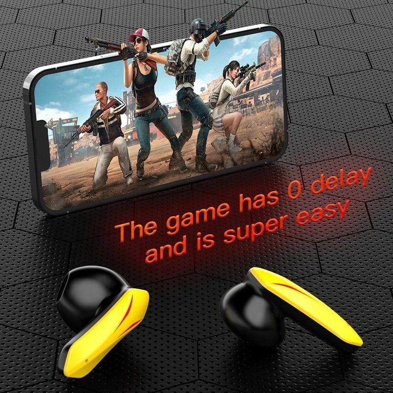 In stock R05 in ear Gamer BT Earphones Earbuds TWS Wireless Colorful Low Delay Sports headsets and headphones With High Battery