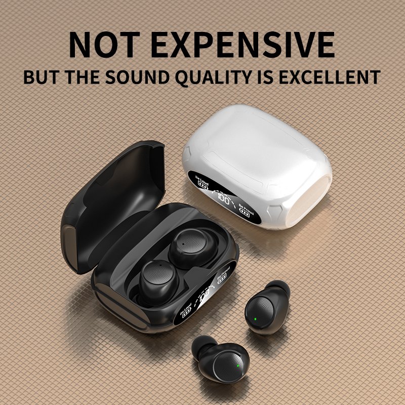 HIFI Earphone Wireless Stereo headset sport Bass voive Noise Cancelling long stand by time for all Phone