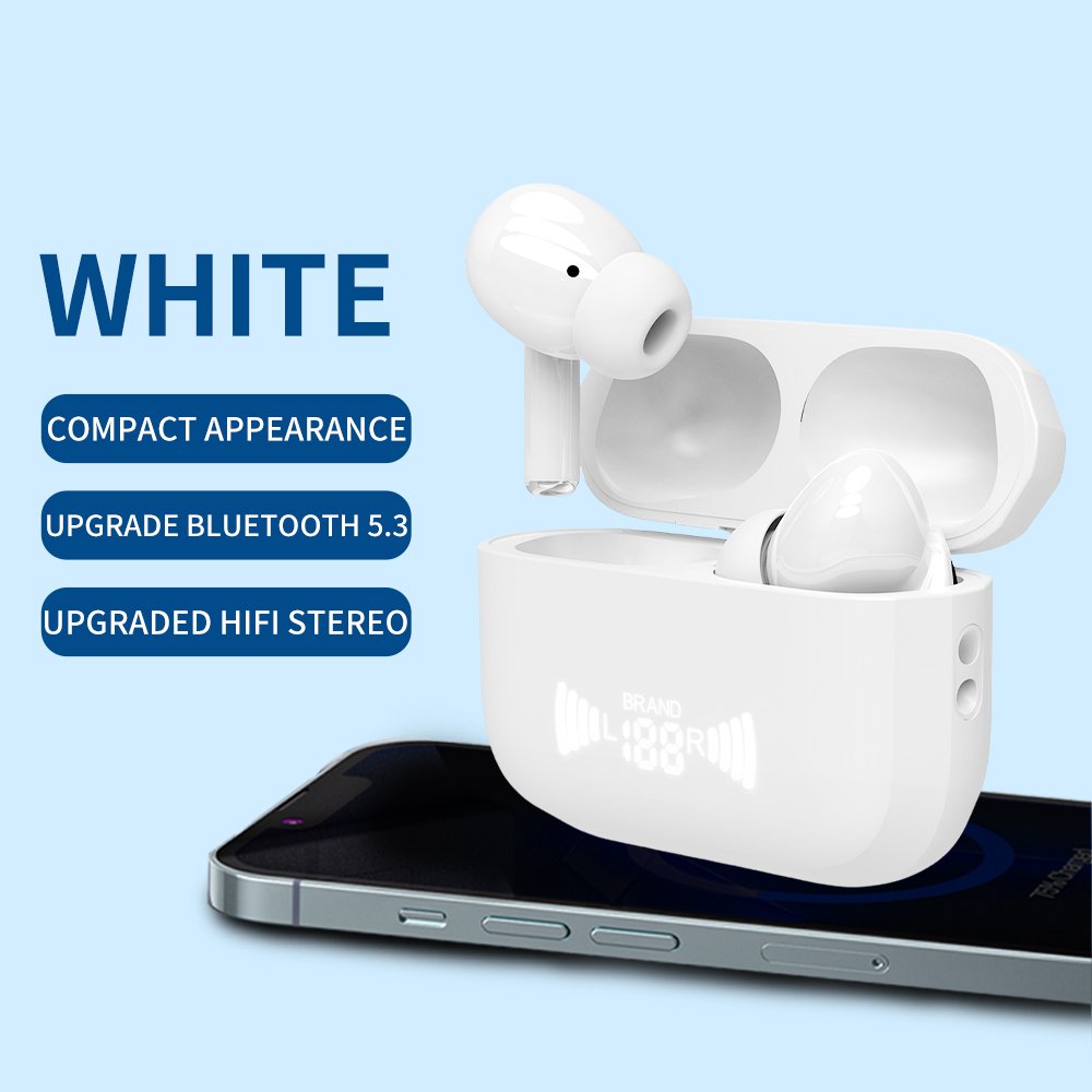 OEM tws manufacturer soft touch hot sale tws anc enc 5.3bt hifi in ear sport earphone earbuds anc active noise cancel
