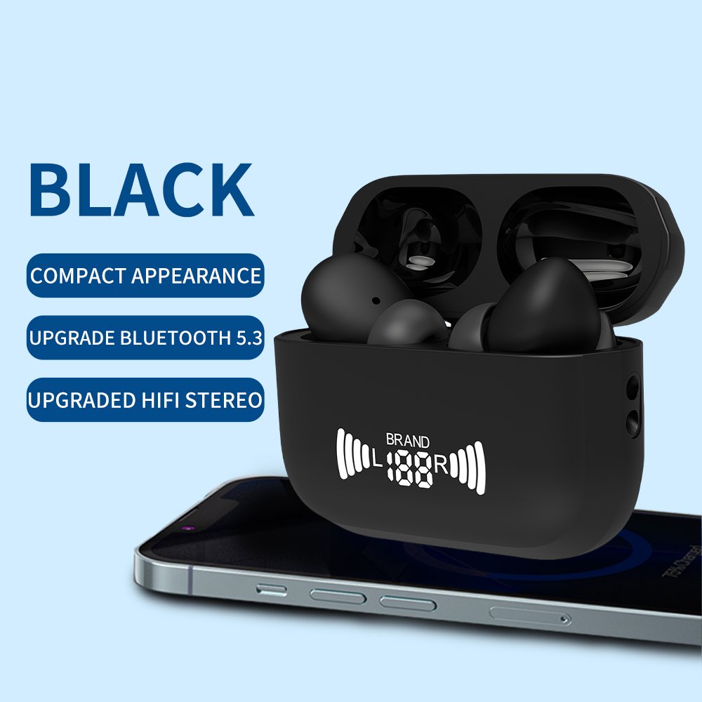 OEM tws manufacturer soft touch hot sale tws anc enc 5.3bt hifi in ear sport earphone earbuds anc active noise cancel