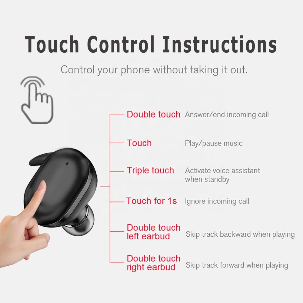 True wireless tws4 y30 new anc tws headphones earphone gaming watch earbuds best air pro ear buds f9 noise cancelling earbuds