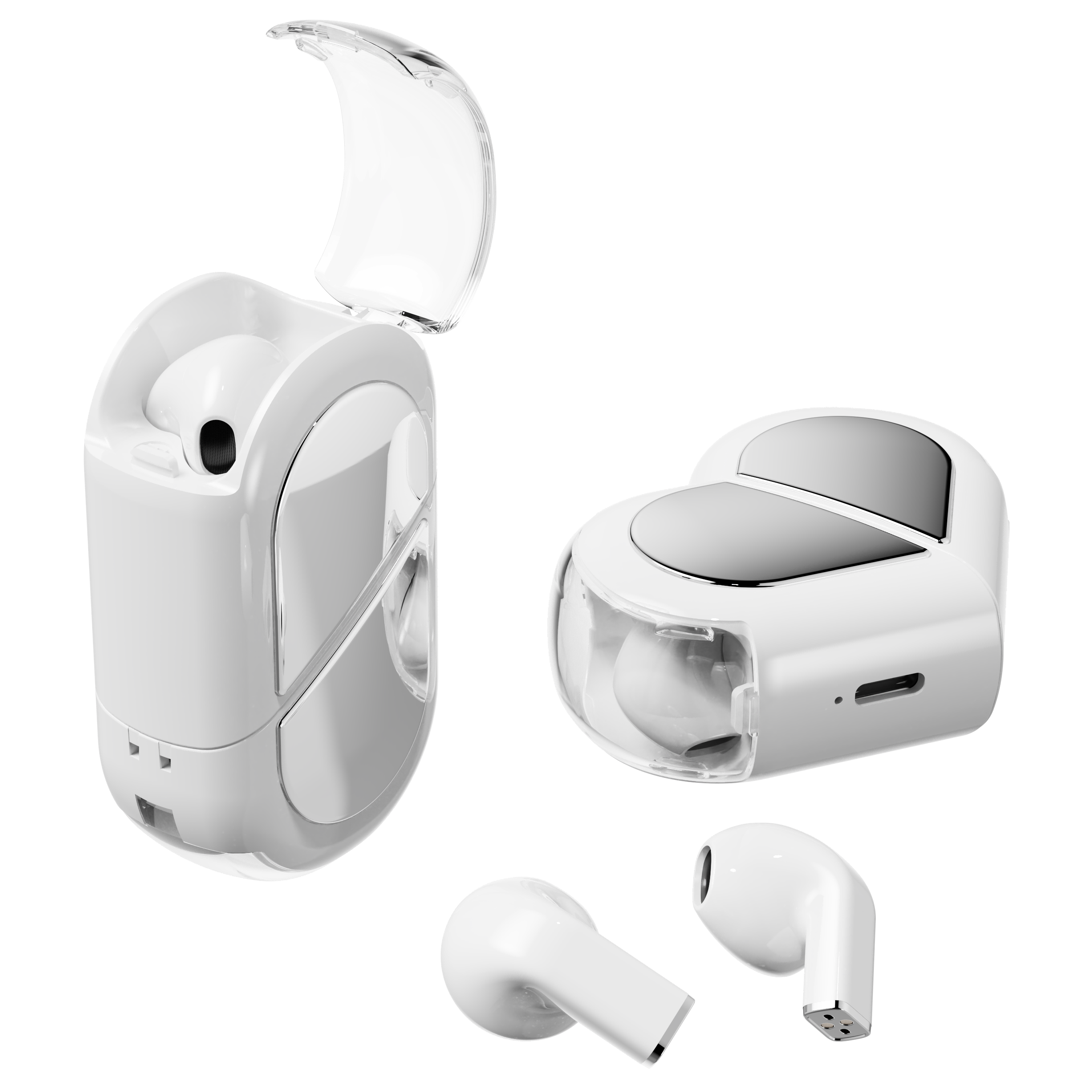TWS Earbuds 2024 Noise Cancellation Waterproof And Sweat Resistant Earphones Low Power Consumption Headphones