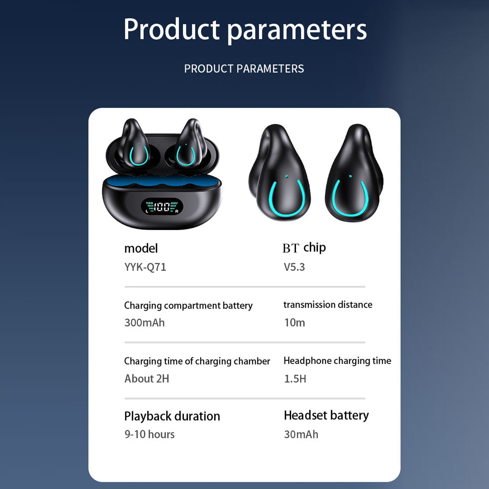2024 BT 5.3 Headphones In Ear Noise Canceling Tws draadloze oordopjes Waterproof Cover Wireless Earbuds Earphone for Airpods