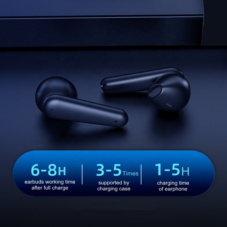 Noise Cancellation LED Display Mic Handsfree BT earphones headphones headsets earbuds TWS Wireless Earbuds with digital display