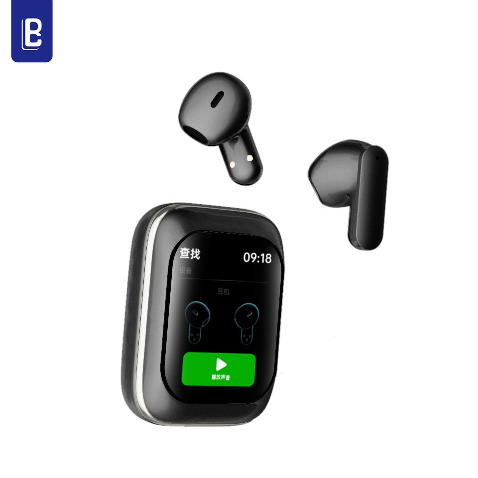 LB 2024 New Smart Touch Screen True Wireless Earbuds Small Sports Waterproof Wireless Earbuds Noise Cancelling Earbuds