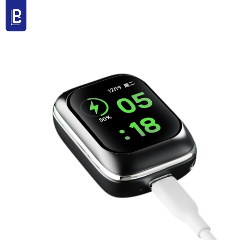 LB 2024 New Smart Touch Screen True Wireless Earbuds Small Sports Waterproof Wireless Earbuds Noise Cancelling Earbuds