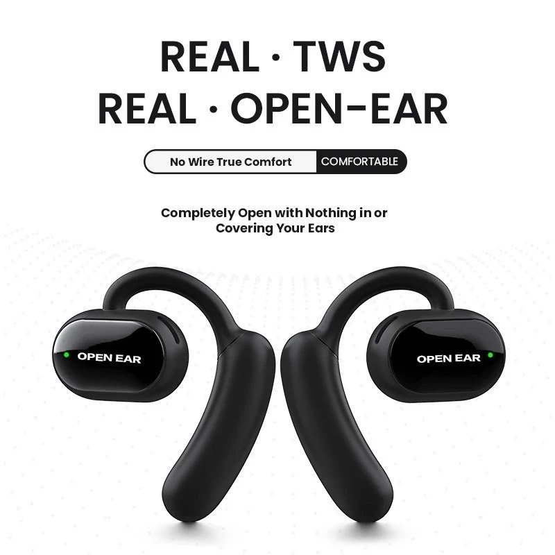 Open-Ear Design Sports Tws Wireless Bluetooth Earphones Headphones Headsets