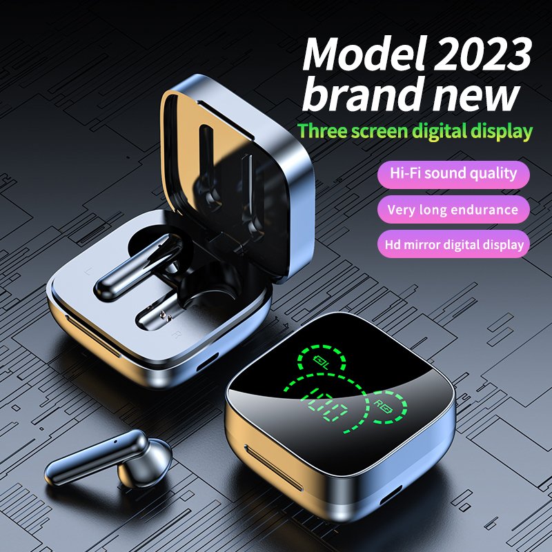 Wireless Earbuds K60 IP7 Waterproof Wireless Earphones Gaming Noise Cancelling Earphones Earbuds ENC Headset