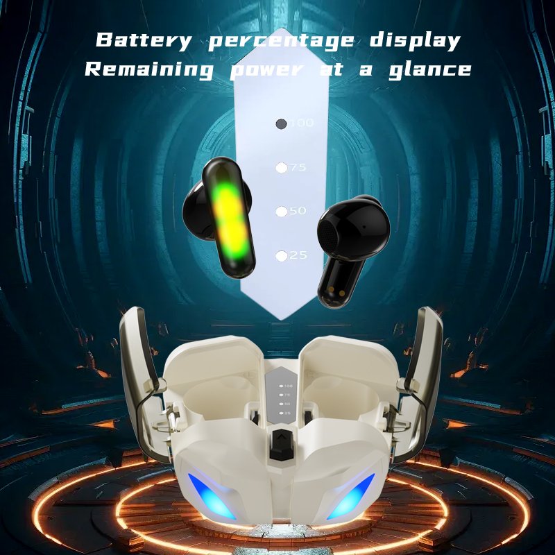 K75 In-Ear Stereo Fashion Earphones Wholesale TWS Wireless Gaming Earbuds with Game Music Dual Mode and HIFI Sound Quality