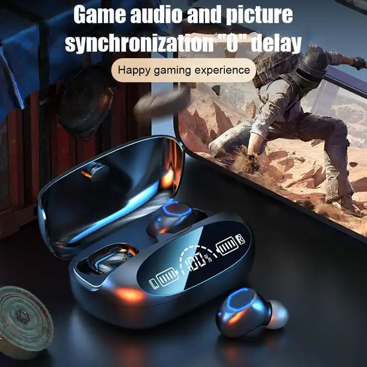Eraysun M22 TWS Earbuds 9D Wireless In-Ear Headphones Noise Cancelling Earphones Feature Digital Display Waterproof Headsets