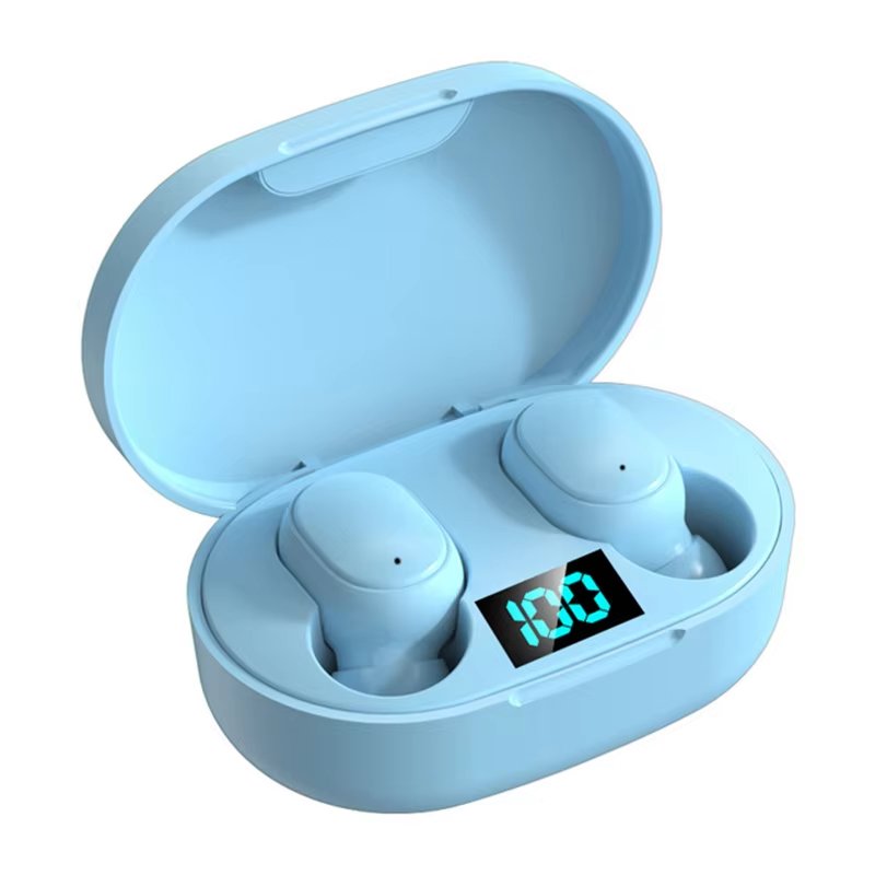 2024 NEW Smart Digital Display E6S TWS 5.1 Waterproof Sports Bass Stereo Wireless Earphones