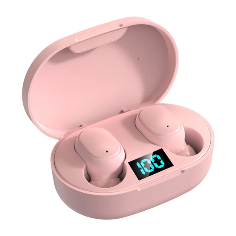 2024 NEW Smart Digital Display E6S TWS 5.1 Waterproof Sports Bass Stereo Wireless Earphones
