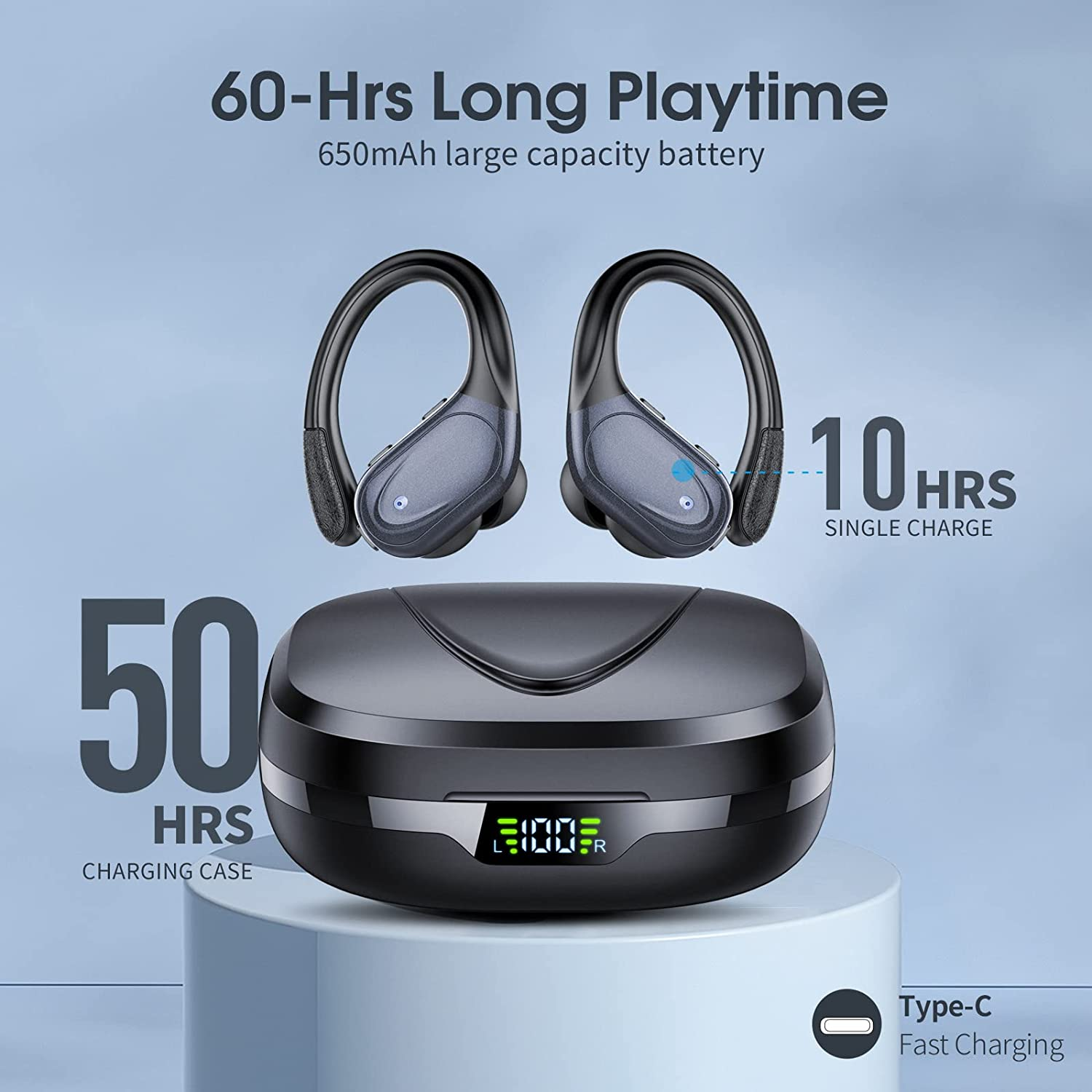 BX17 Top Quality Auricula Wireless Earbuds TWS Earbuds 2024 Noise Cancelling True Stereo Sports Waterproof With Mic Earphone