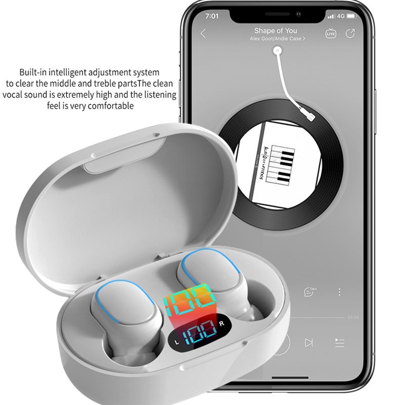 Original Factory Wireless Earbuds Earphones E7S TWS Earphone with Noise Cancelling Waterproof Gaming fone de ouvido