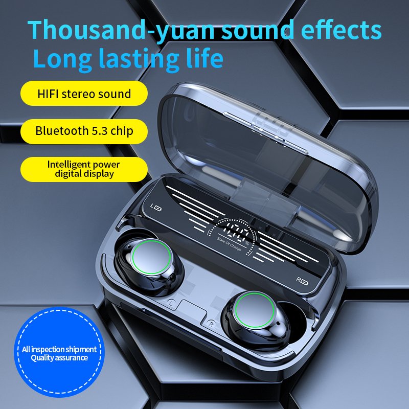 Hot Selling 2023 BQ10 TWS Low Latency Earphones Noise Cancelling Portable Mini Waterproof Wireless Headphones Earbuds
