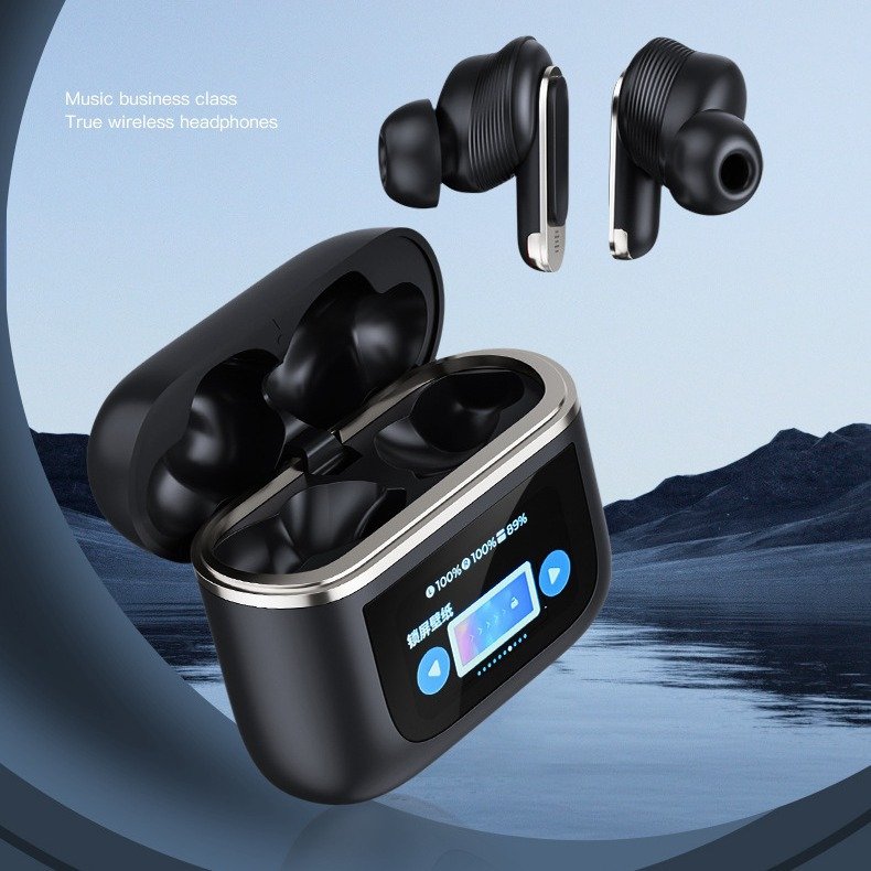 Original Type C Charge V8 Touch screen Anc Enc High Quality Noise Cancellation Tws Earphone Mini Earbuds Bt5.3 Headphone