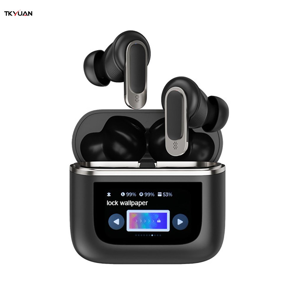 Original Type C Charge V8 Touch screen Anc Enc High Quality Noise Cancellation Tws Earphone Mini Earbuds Bt5.3 Headphone