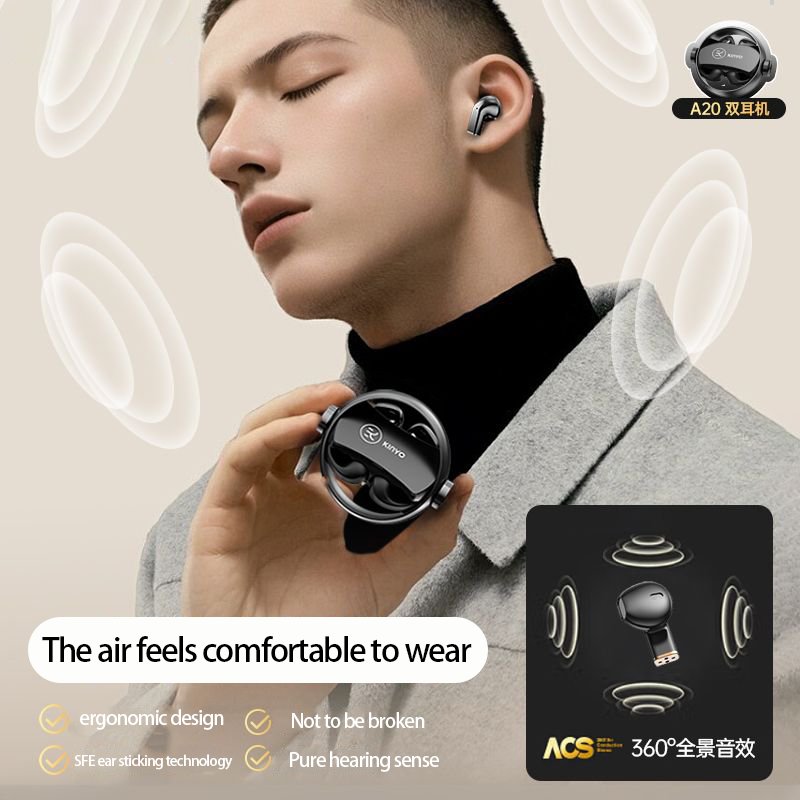 2023 Hot Selling A20 HiFi ENC Noise Cancelling TWS Earphones 5.3 Earbuds gaming in-ear headphones electronics