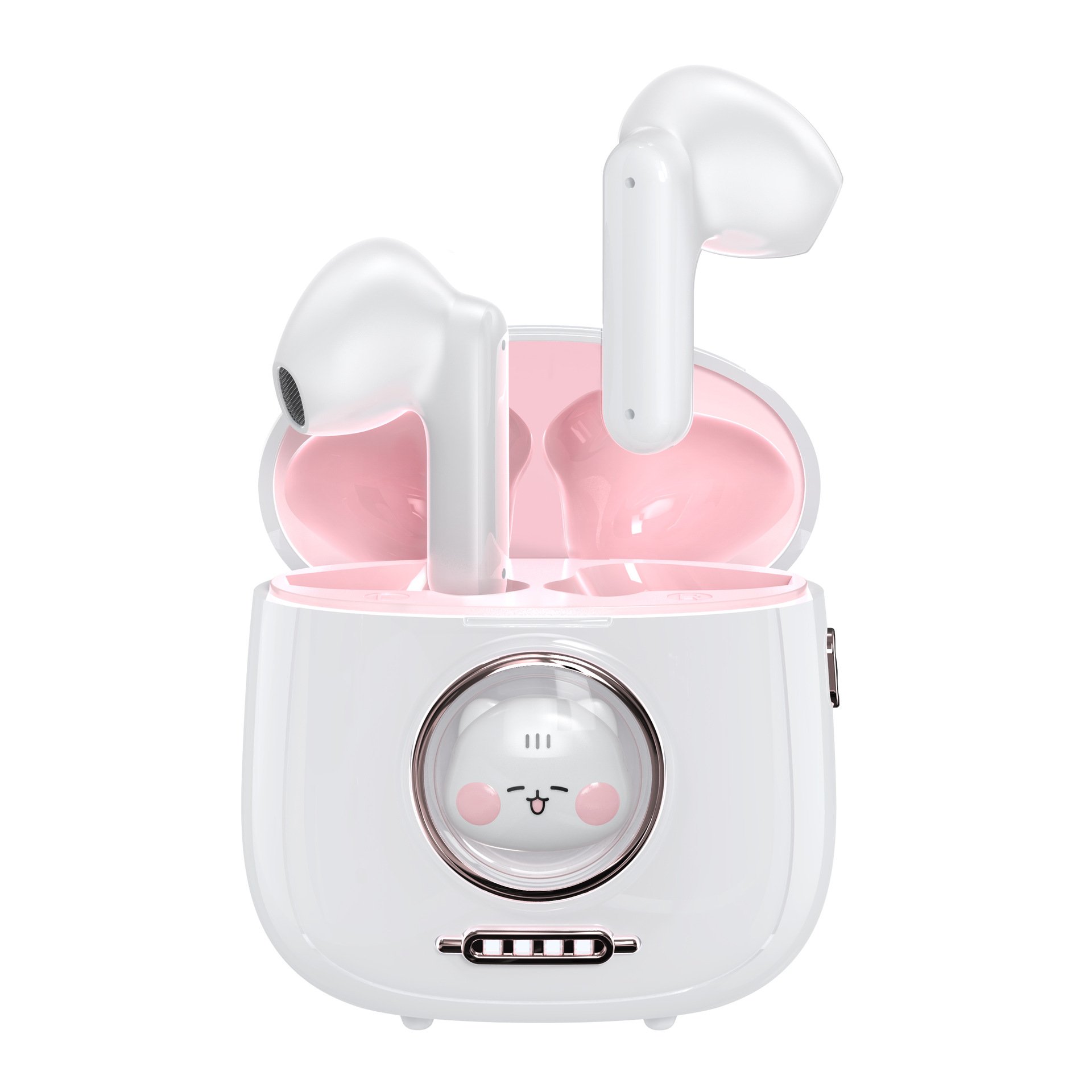 Popular cartoon Bluetooth earphones TWS semi in ear mini noise cancelling wireless earphones, cute gift for girls