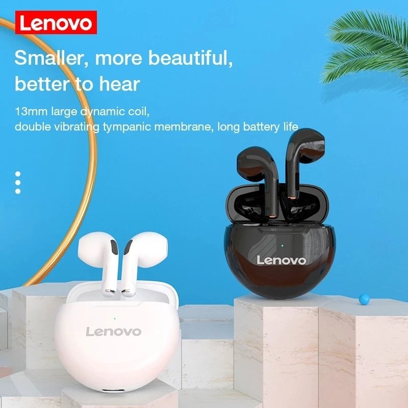 Wireless earphone Lenovo HT38 headphone noise cancelling wireless stereo gaming headset low latency TWS earbuds