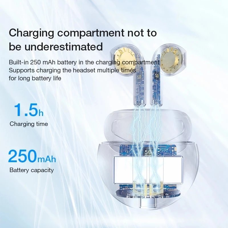 Wireless earphone Lenovo HT38 headphone noise cancelling wireless stereo gaming headset low latency TWS earbuds