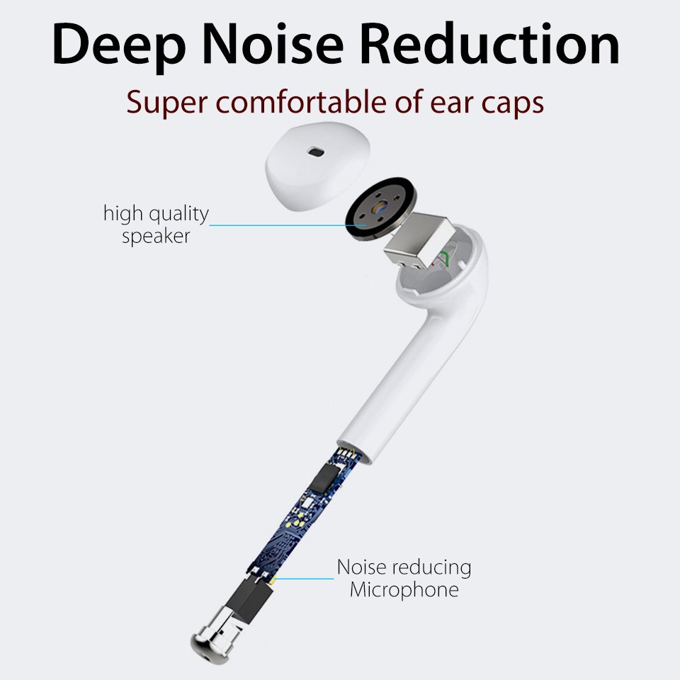 TWS i7s pro 6 tws noise cancelling earbuds in-ear Sports Headset headphones charger case wireless cool gadgets BT5.0 earphones