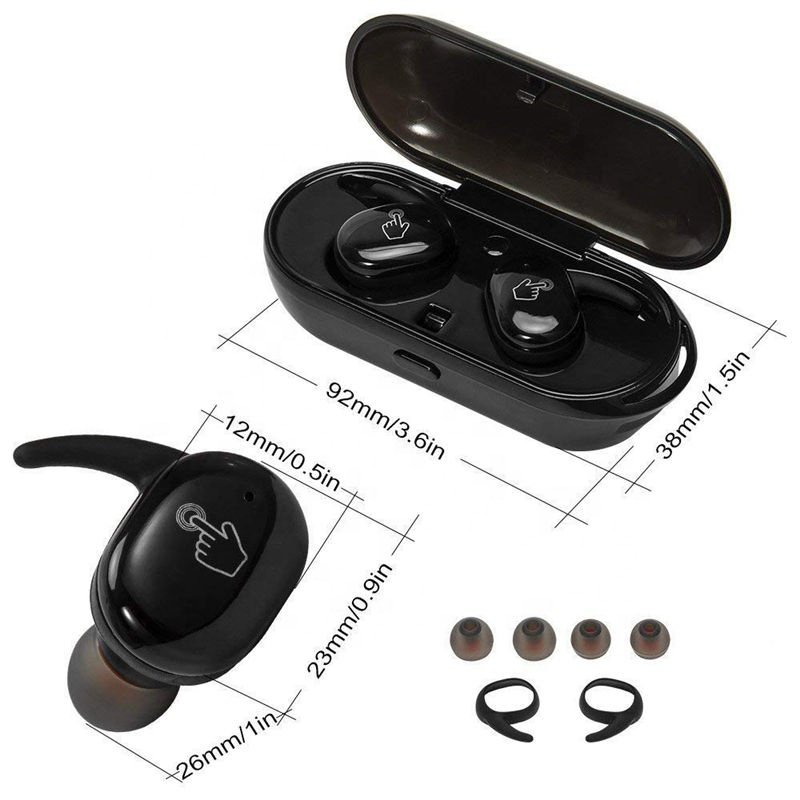 Factory Y30 Touch 5.0 Wireless Earphones 3D Stereo Headphones Running Sport Gaming Headset TWS S4 Mini Earbuds