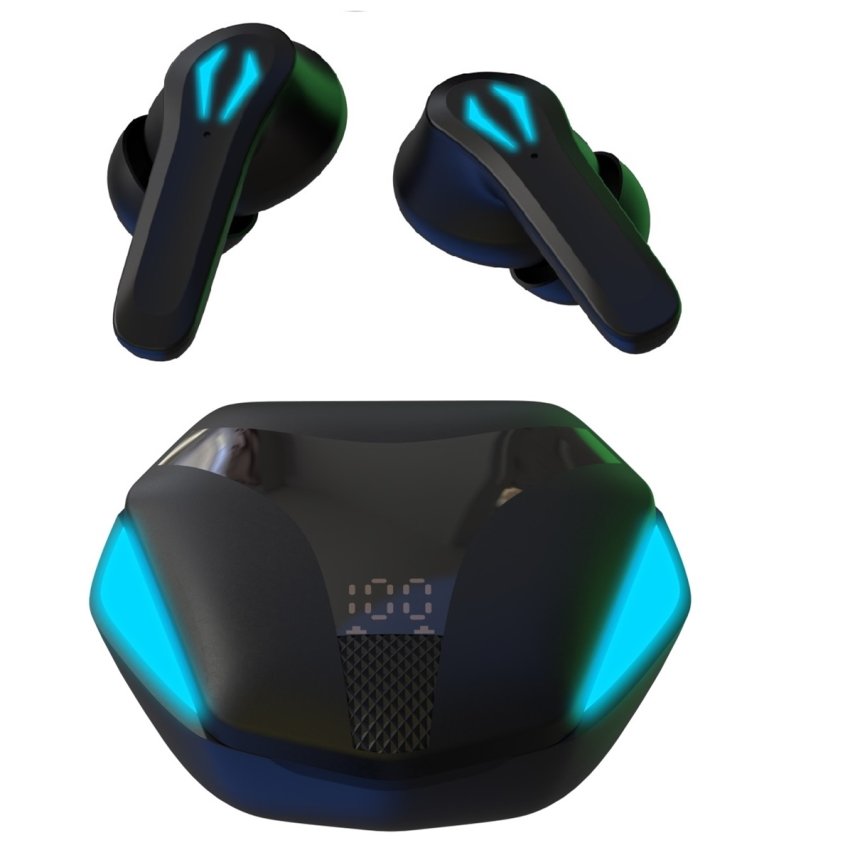 Factory Low Latency Gaming TWS Earphone Headphone Wireless Sports True Stereo Earbuds Waterproof Noise Cancellation Game Headset