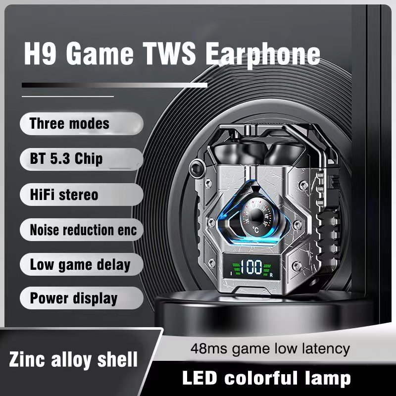 New Design Wireless Bluetooth 5.3 Headphones TWS Gaming Headset Noise Reduction Waterproof Earphones In ear Earbuds