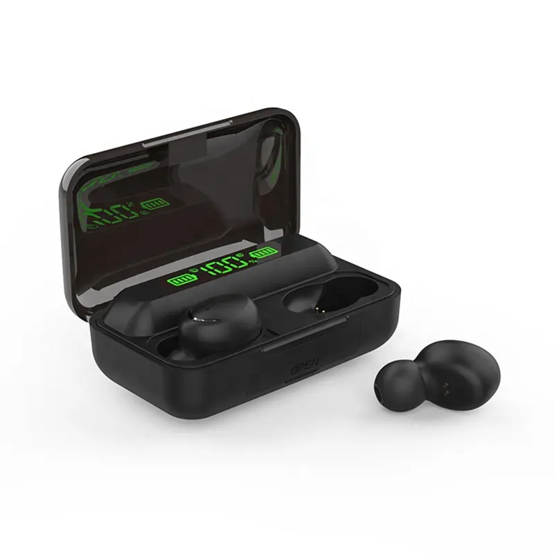 TWS 2023 Hot Sellingf9&f9-5 with Long Range, Noise Reduction, Digital Power Bank Wireless Earphones