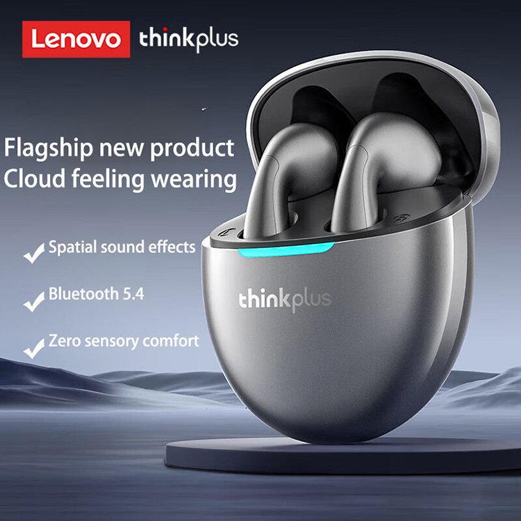 Original Lenovo LP48 earbuds ENC noise canceling Headsets hifi Bass Stereo gaming sports tws True Wireless earphones