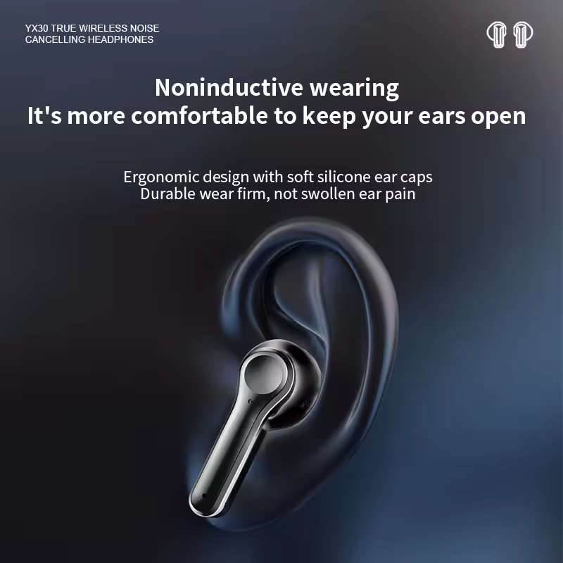 2024 MOBOX Wireless Earbuds True Wireless HiFi Music Earphones LCD Color Touch Screen Headphones Sports Mic Headset