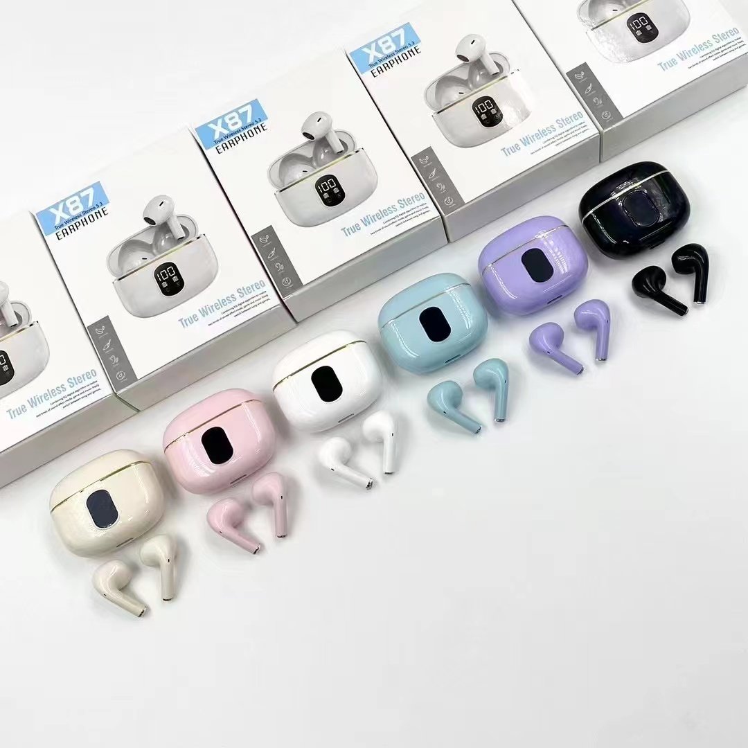 Tws earphones headphones x87 Sports Gaming earbuds Earbud & in-ear headphones BT5.2 Wireless earbuds