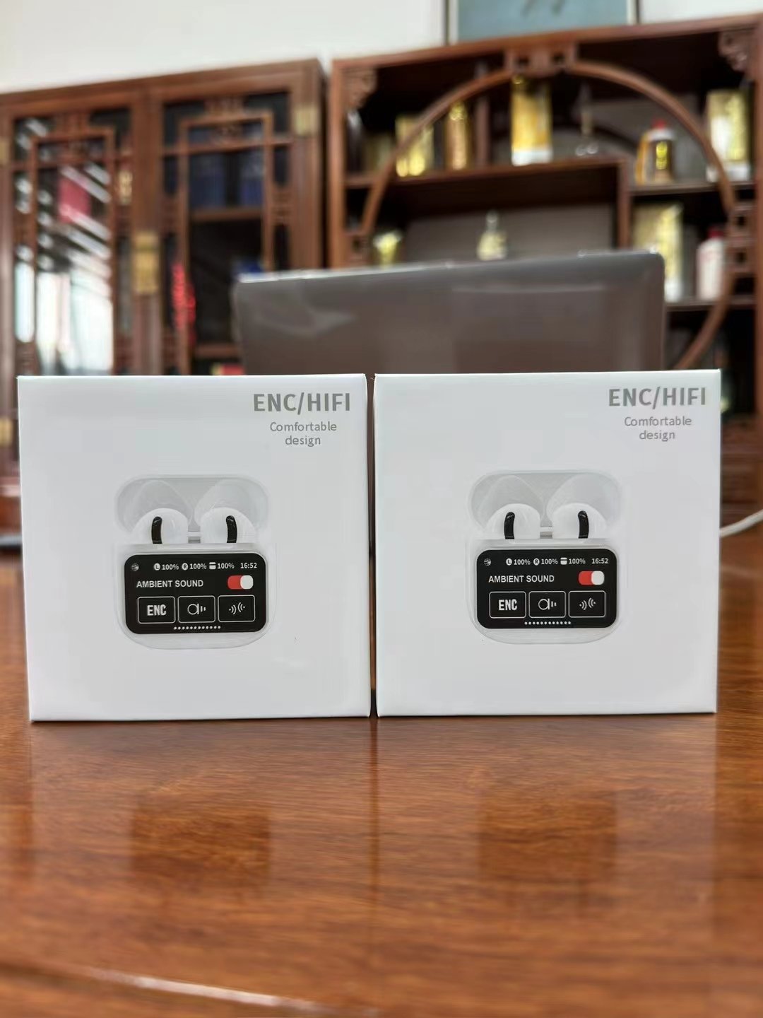 A11 Pro A9 Pro A10 Pro Earburds Touch Screen TWS In-Ear ANC Wireless earphone Bluetooth Smart Screen LED Touch Noise Cancelling