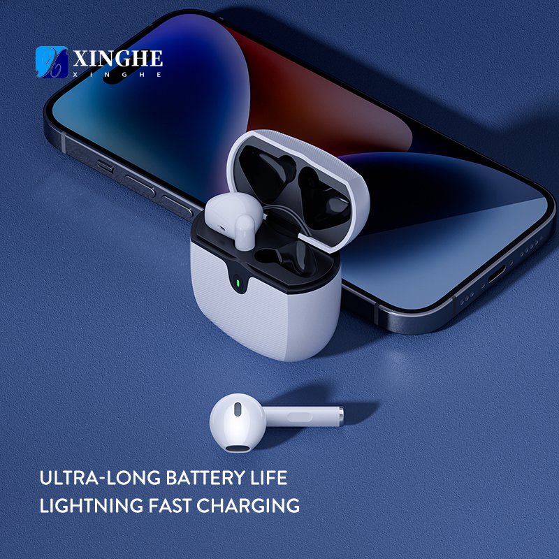 New Product Wireless Charging Bluetooth Earphones Headphones Noise Cancelling Waterproof Earbuds Wireless Earphones Headphones