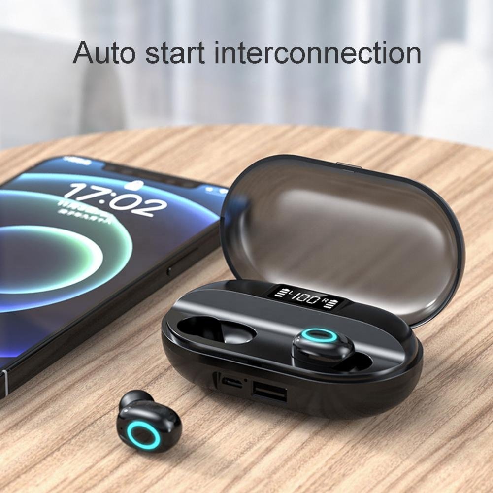 Dodoup A41 TWS Earphones Bluetooth 5.0 IPX5 Waterproof ABS Wireless Headsets Stereo Noise Reduction Headphones For Sports