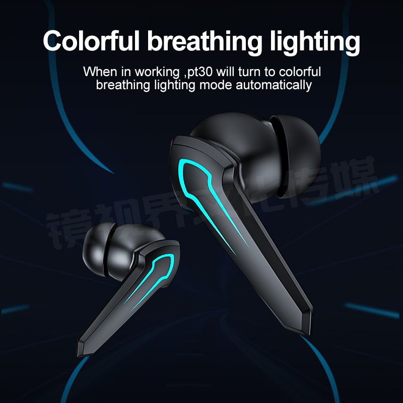 Headphone heavy bass Gaming Music True Wireless Earphone P30 TWS LED Gaming Display bl uetooth Earbuds Audifonos